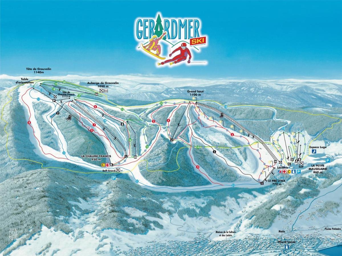 Le Montagnard Apartment Gerardmer Bagian luar foto